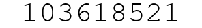 Number 103618521.
