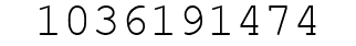 Number 1036191474.