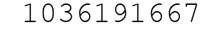 Number 1036191667.