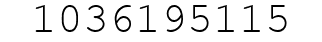 Number 1036195115.