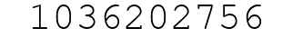 Number 1036202756.