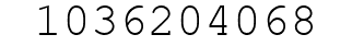 Number 1036204068.
