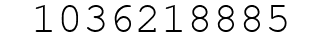 Number 1036218885.
