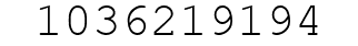Number 1036219194.