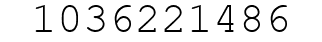 Number 1036221486.