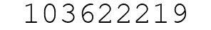 Number 103622219.