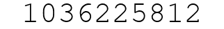 Number 1036225812.