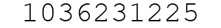 Number 1036231225.