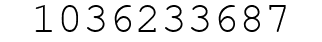 Number 1036233687.