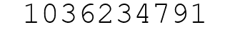 Number 1036234791.