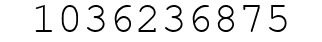Number 1036236875.