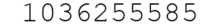 Number 1036255585.