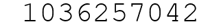 Number 1036257042.