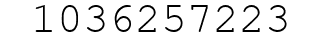 Number 1036257223.