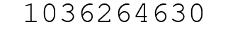 Number 1036264630.