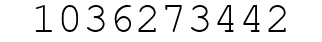 Number 1036273442.