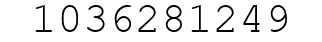 Number 1036281249.