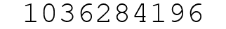 Number 1036284196.