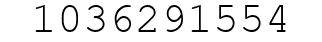 Number 1036291554.