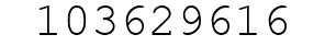 Number 103629616.