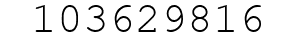 Number 103629816.