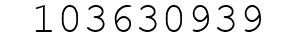 Number 103630939.