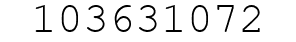 Number 103631072.