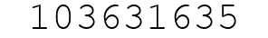Number 103631635.