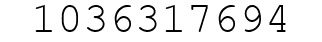 Number 1036317694.