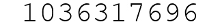 Number 1036317696.