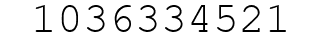 Number 1036334521.