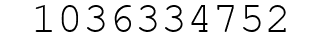 Number 1036334752.