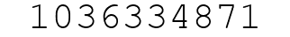 Number 1036334871.