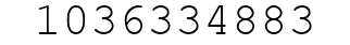 Number 1036334883.
