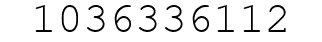 Number 1036336112.