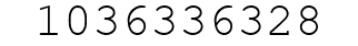 Number 1036336328.