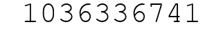 Number 1036336741.