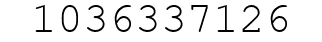 Number 1036337126.