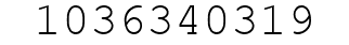 Number 1036340319.