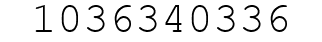 Number 1036340336.