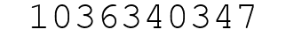 Number 1036340347.