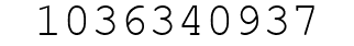 Number 1036340937.