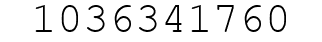 Number 1036341760.