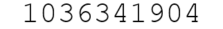 Number 1036341904.