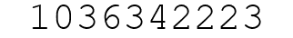 Number 1036342223.