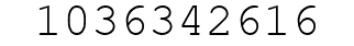 Number 1036342616.