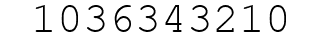 Number 1036343210.