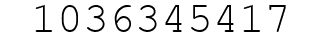 Number 1036345417.