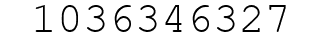 Number 1036346327.
