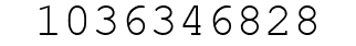 Number 1036346828.